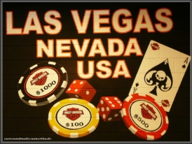 Wandgemälde bei Las Vegas Harley-Davidson