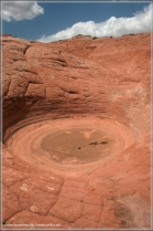 Pothole am Moqui Marble Mountain